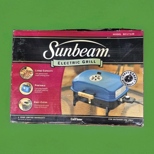 Barbecue elettrico sunbeam - barbecue,
